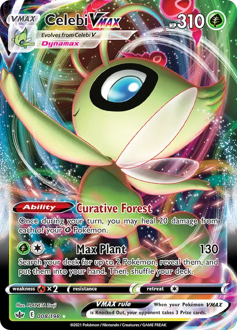 Celebi VMAX, Chilling Reign 8/198