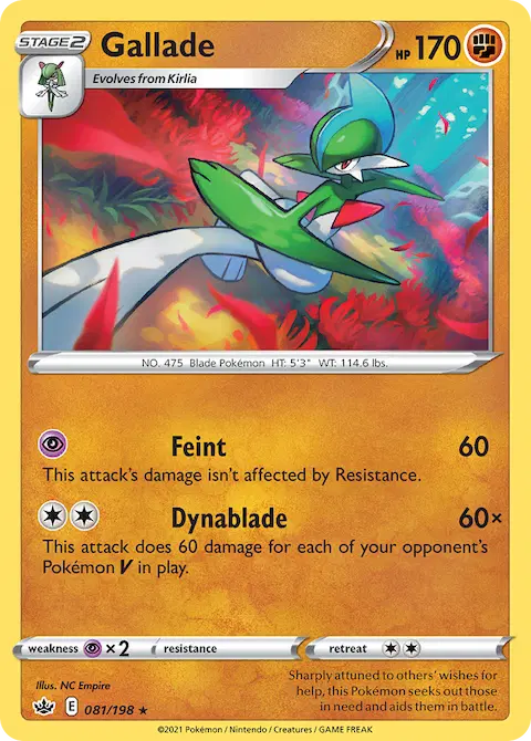 Gallade, Chilling Reign 81/198