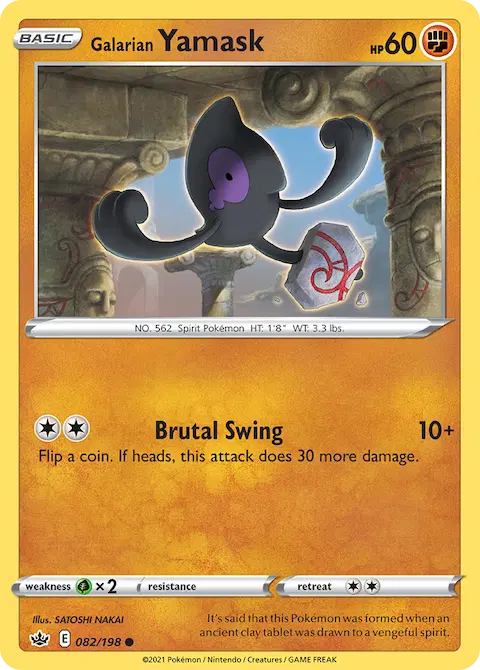 Galarian Yamask, Chilling Reign 82/198