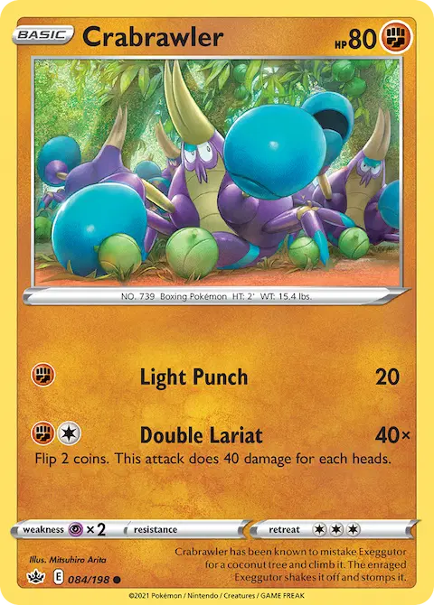 Crabrawler, Chilling Reign 84/198