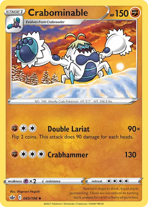 Crabominable, Chilling Reign 85/198