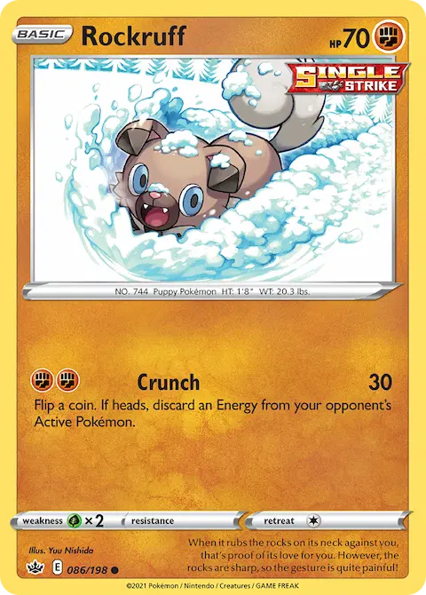Rockruff, Chilling Reign 86/198