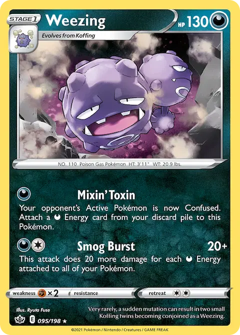 Weezing, Chilling Reign 95/198