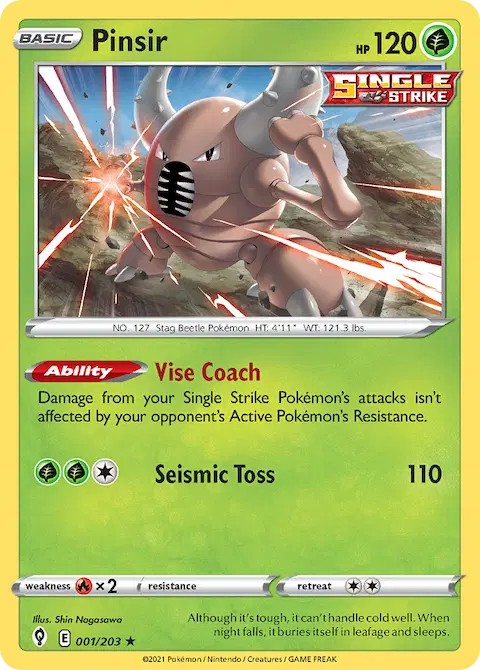 Pinsir, Evolving Skies 1/203