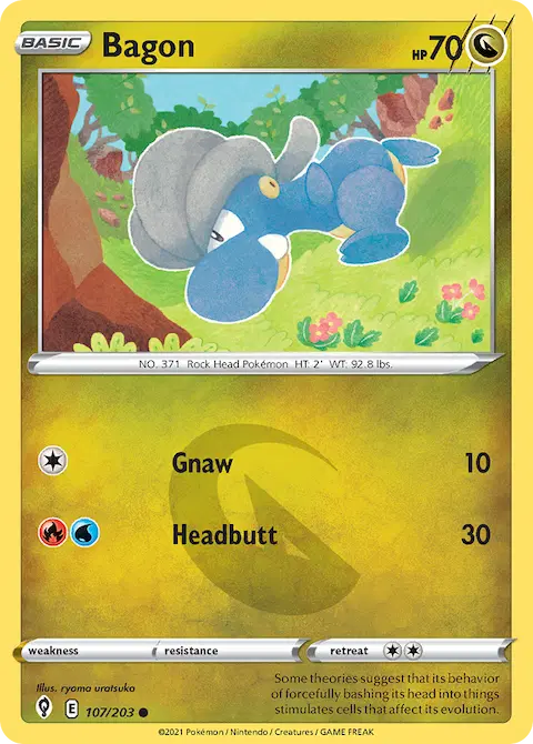Bagon, Evolving Skies 107/203