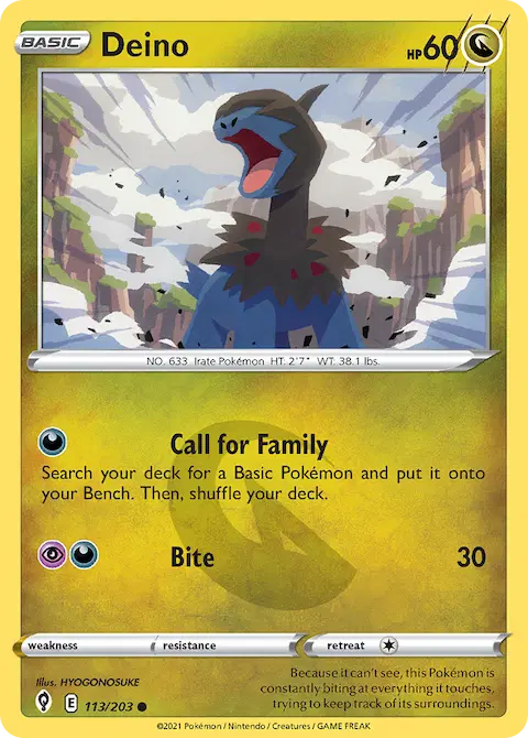 Deino, Evolving Skies 113/203