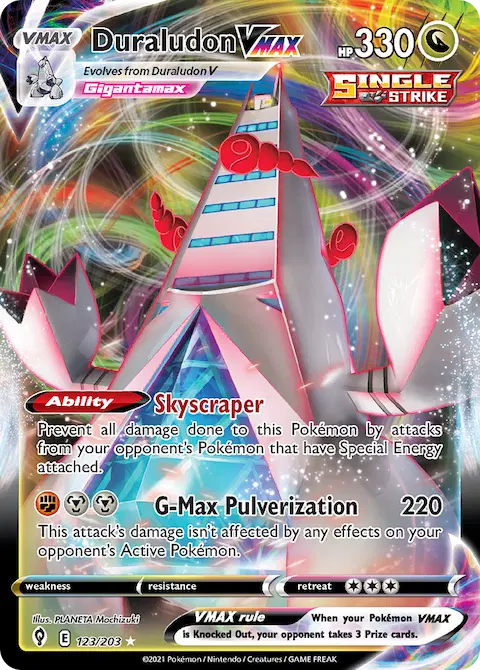 Duraludon VMAX, Evolving Skies 123/203