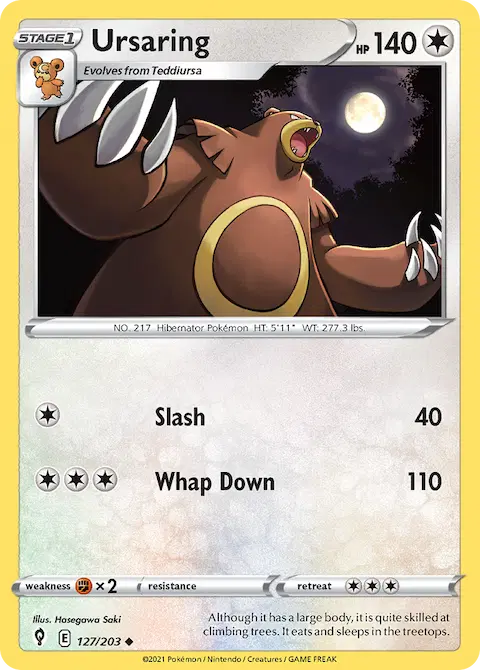 Ursaring, Evolving Skies 127/203