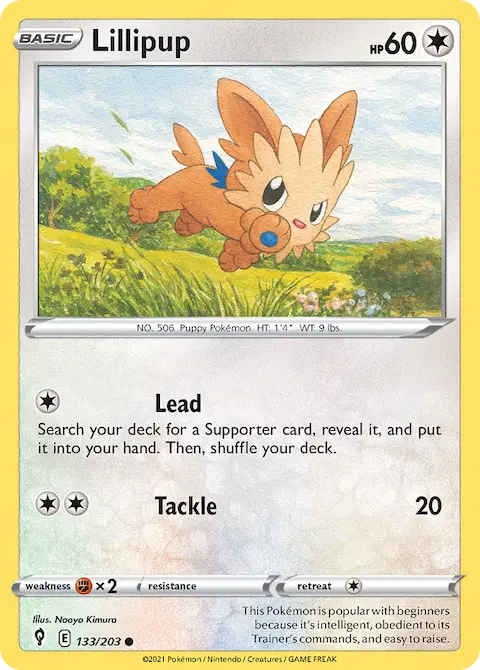 Lillipup, Evolving Skies 133/203