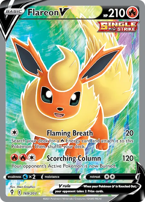 Flareon V, Evolving Skies 169/203