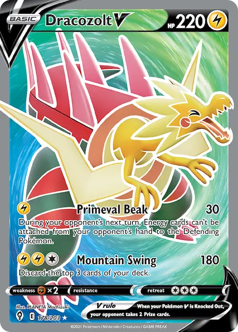 Dracozolt V, Evolving Skies 178/203