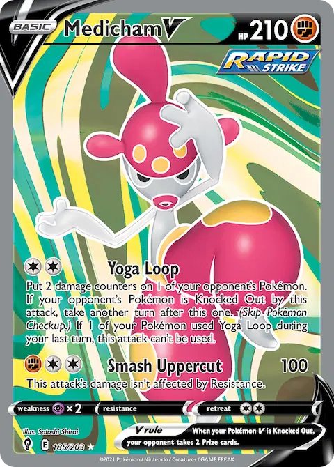 Medicham V, Evolving Skies 185/203