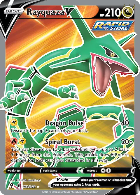 Rayquaza V, Evolving Skies 193/203