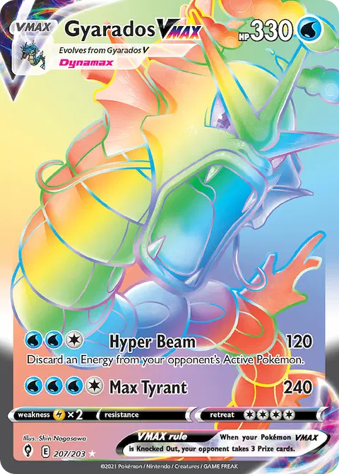 Gyarados VMAX, Evolving Skies 207/203