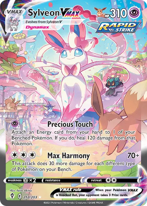 Sylveon VMAX, Evolving Skies 212/203