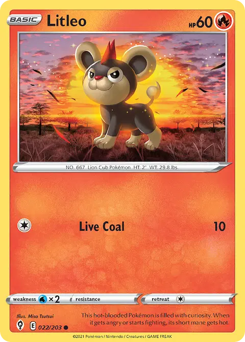 Litleo, Evolving Skies 22/203