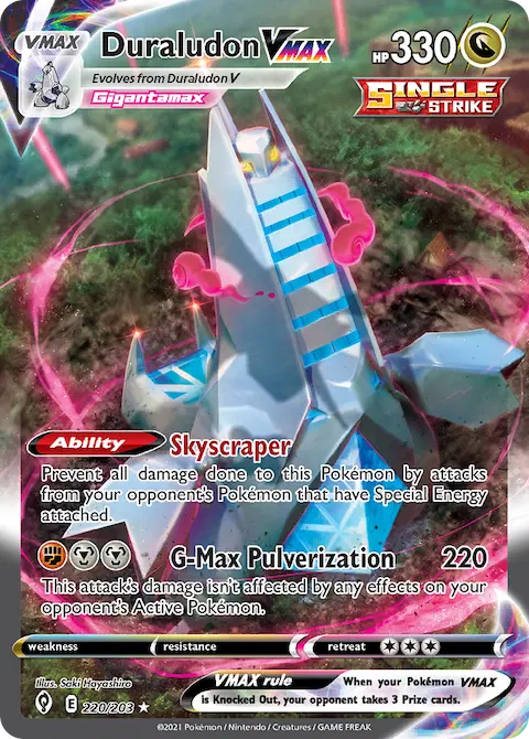 Duraludon VMAX, Evolving Skies 220/203
