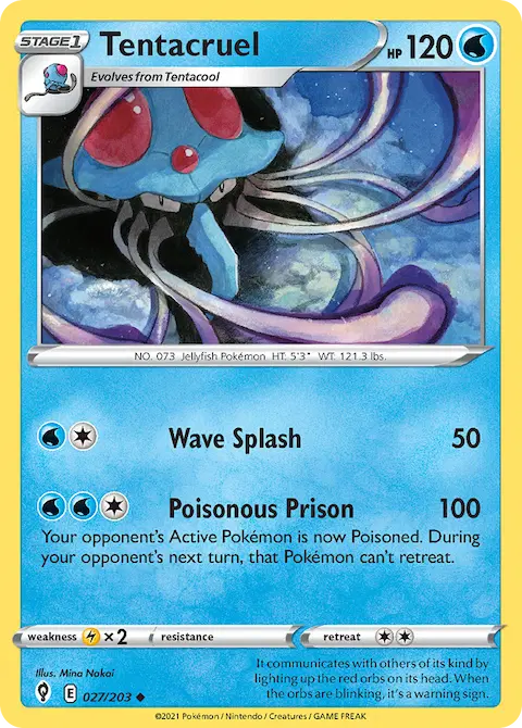 Tentacruel, Evolving Skies 27/203