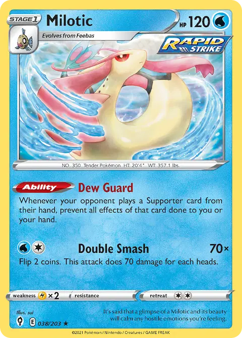 Milotic, Evolving Skies 38/203