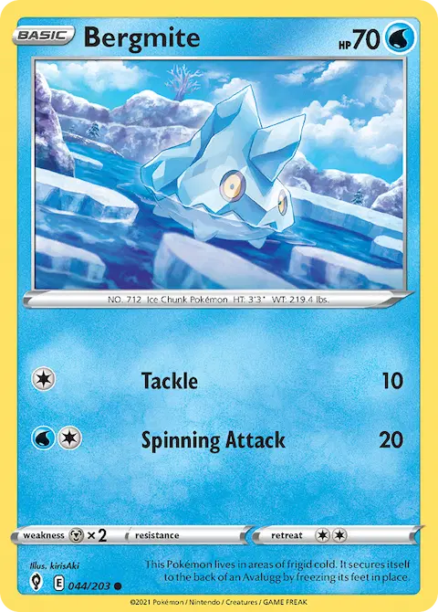 Bergmite, Evolving Skies 44/203