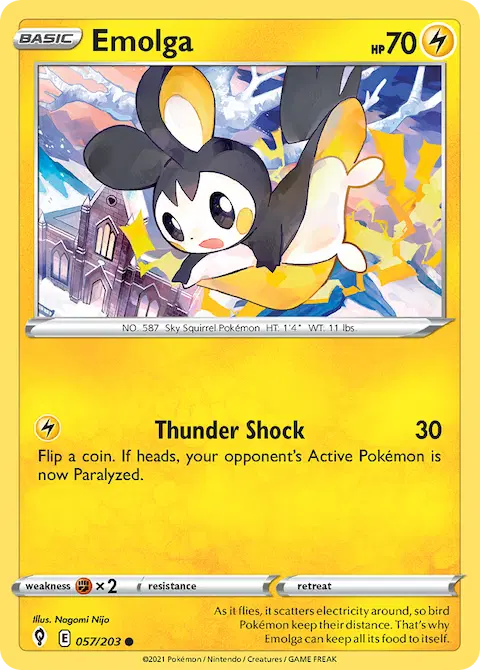 Emolga, Evolving Skies 57/203