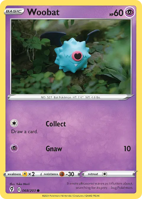 Woobat, Evolving Skies 68/203