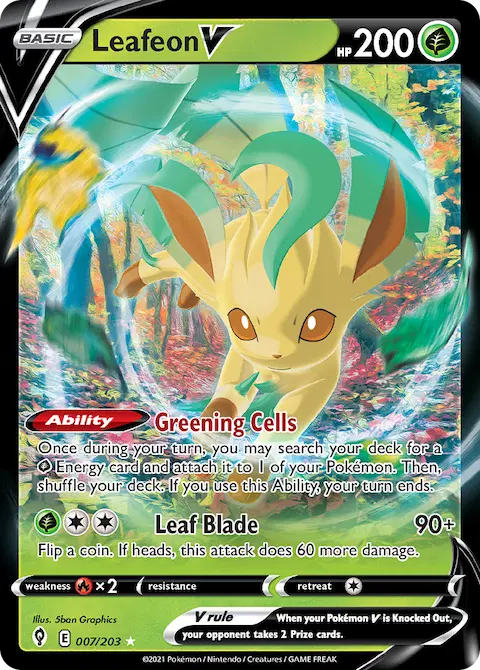 Leafeon V, Evolving Skies 7/203