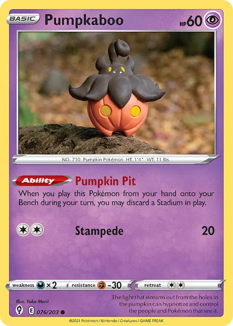Pumpkaboo, Evolving Skies 76/203