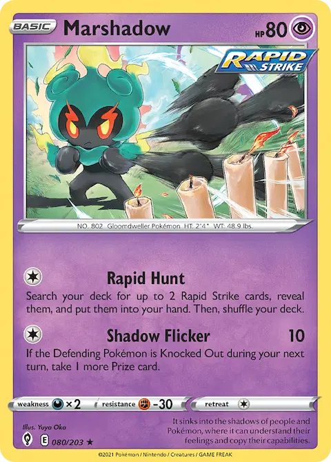 Marshadow, Evolving Skies 80/203