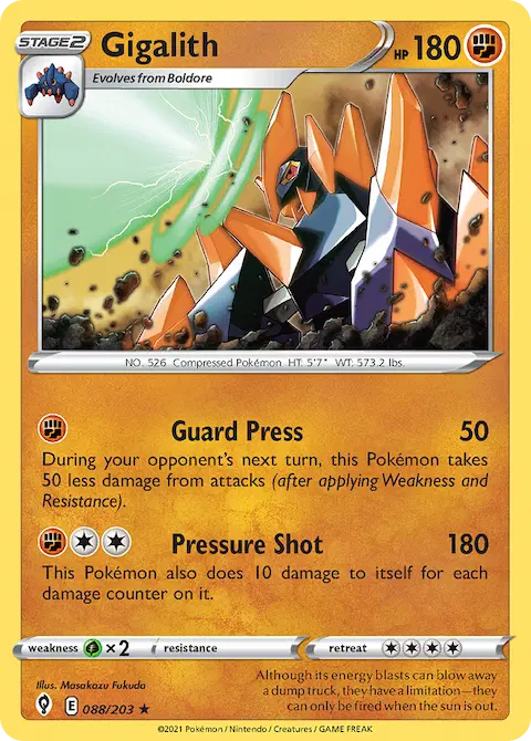 Gigalith, Evolving Skies 88/203