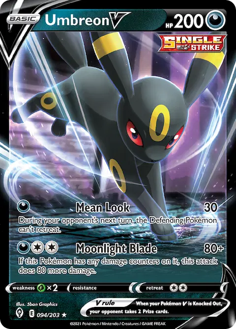 Umbreon V, Evolving Skies 94/203