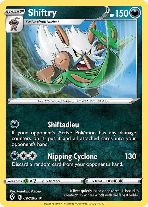Shiftry, Evolving Skies 97/203