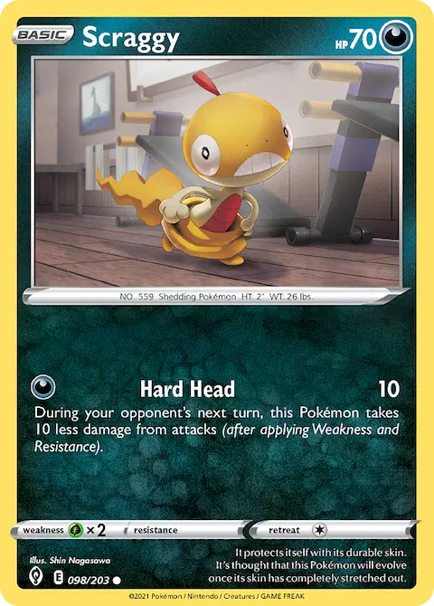 Scraggy, Evolving Skies 98/203