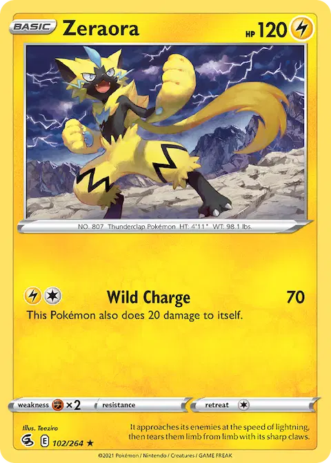 Zeraora, Fusion Strike 102/264