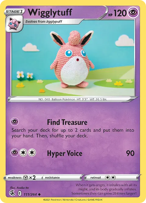 Wigglytuff, Fusion Strike 111/264