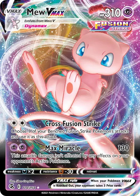 Mew VMAX, Fusion Strike 114/264
