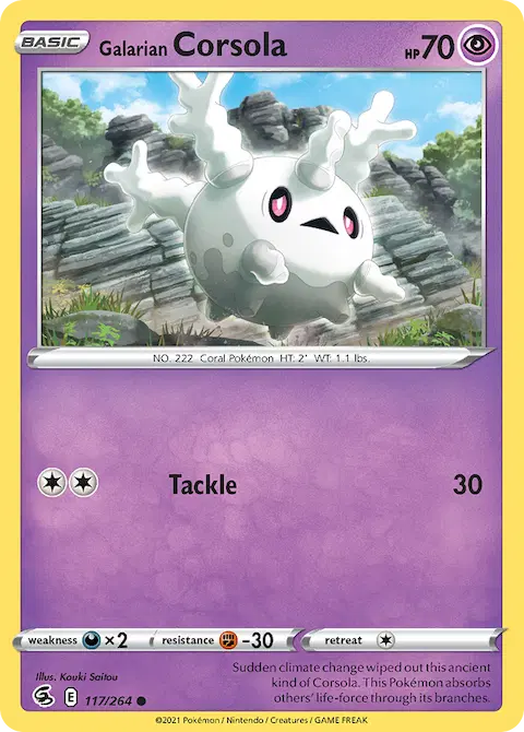 Galarian Corsola, Fusion Strike 117/264