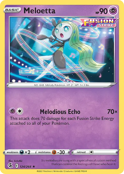 Meloetta, Fusion Strike 124/264