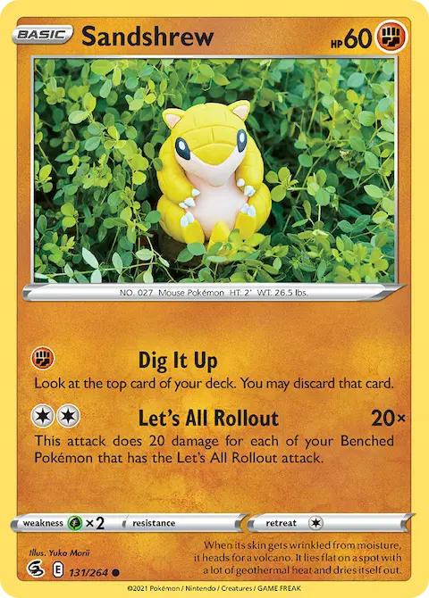 Sandshrew, Fusion Strike 131/264