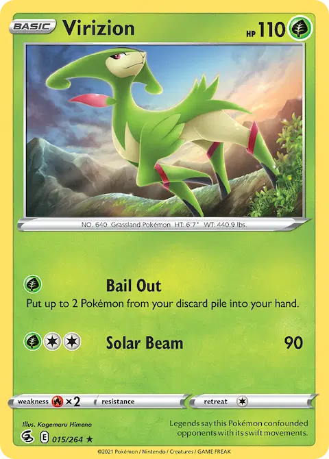 Virizion, Fusion Strike 15/264