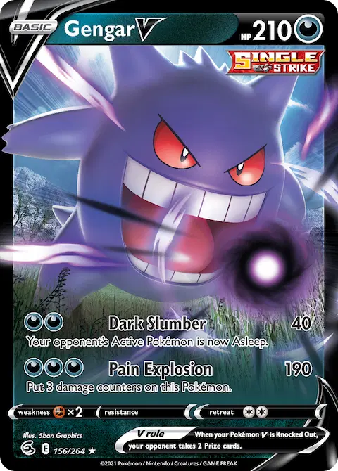 Gengar V, Fusion Strike 156/264