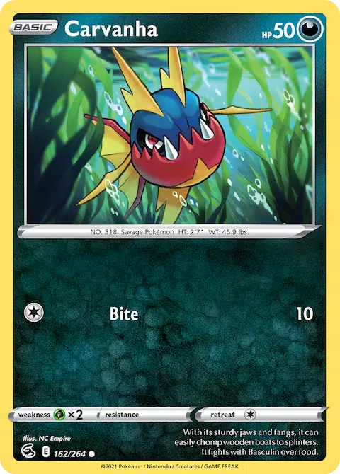 Carvanha, Fusion Strike 162/264