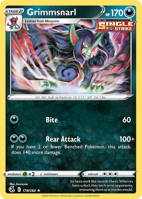 Grimmsnarl, Fusion Strike 178/264