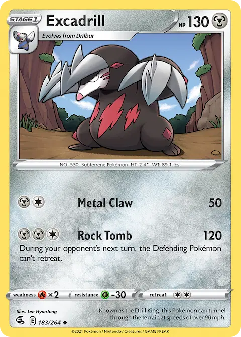 Excadrill, Fusion Strike 183/264