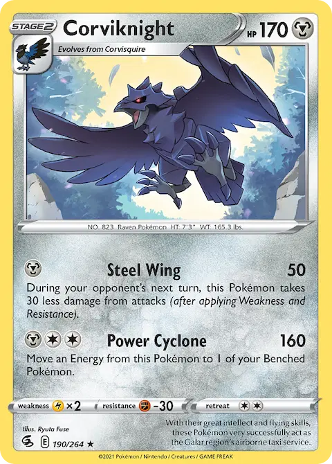 Corviknight, Fusion Strike 190/264