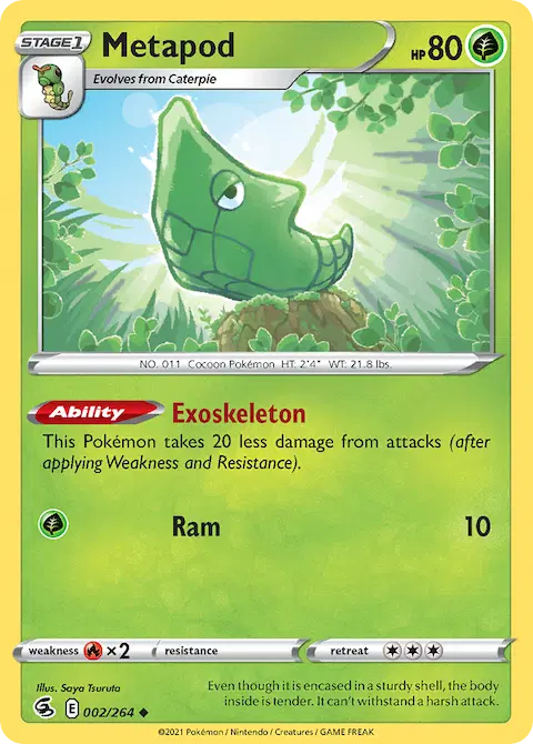 Metapod, Fusion Strike 2/264
