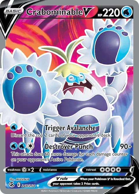 Crabominable V, Fusion Strike 248/264