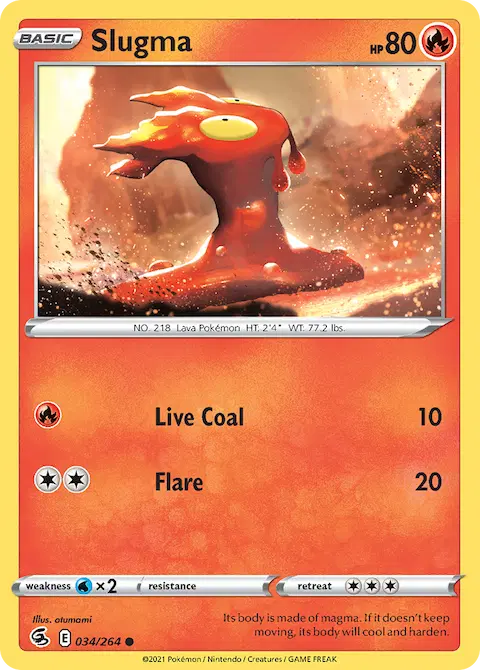 Slugma, Fusion Strike 34/264