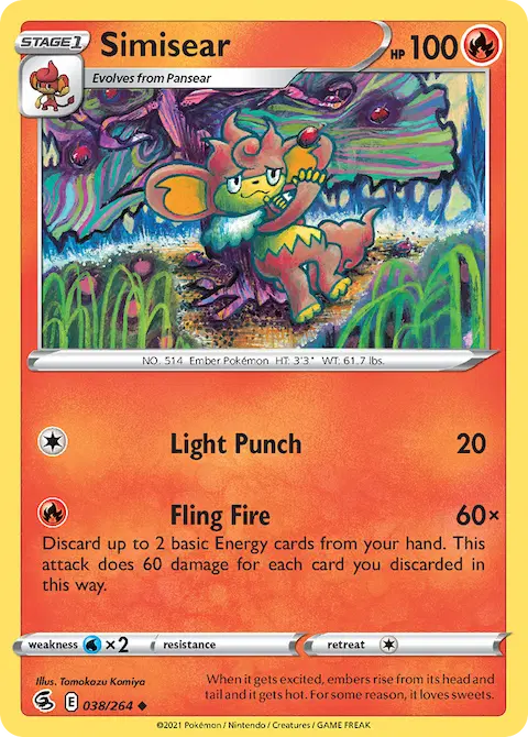 Simisear, Fusion Strike 38/264