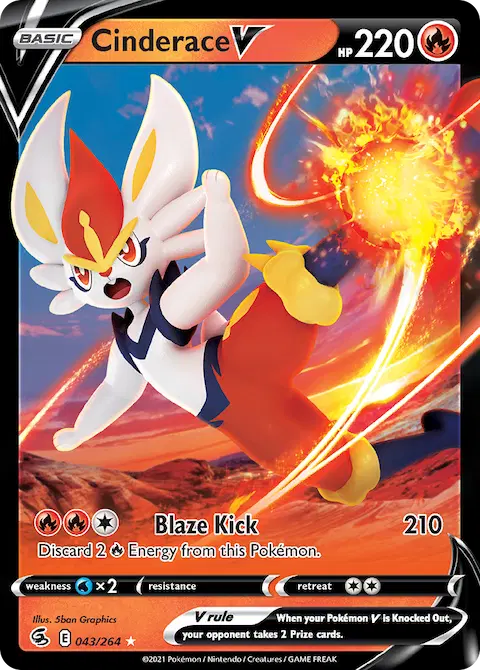Cinderace V, Fusion Strike 43/264